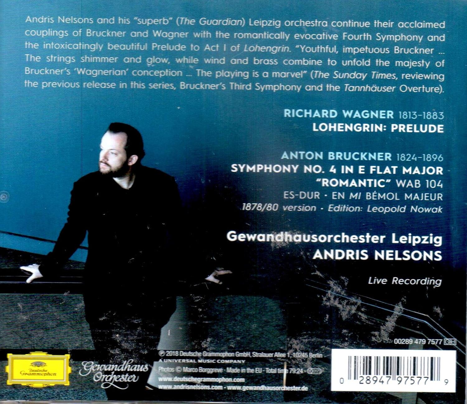 Bruckner: Symphony No. 4 / Wagner: Lohengrin Prelude